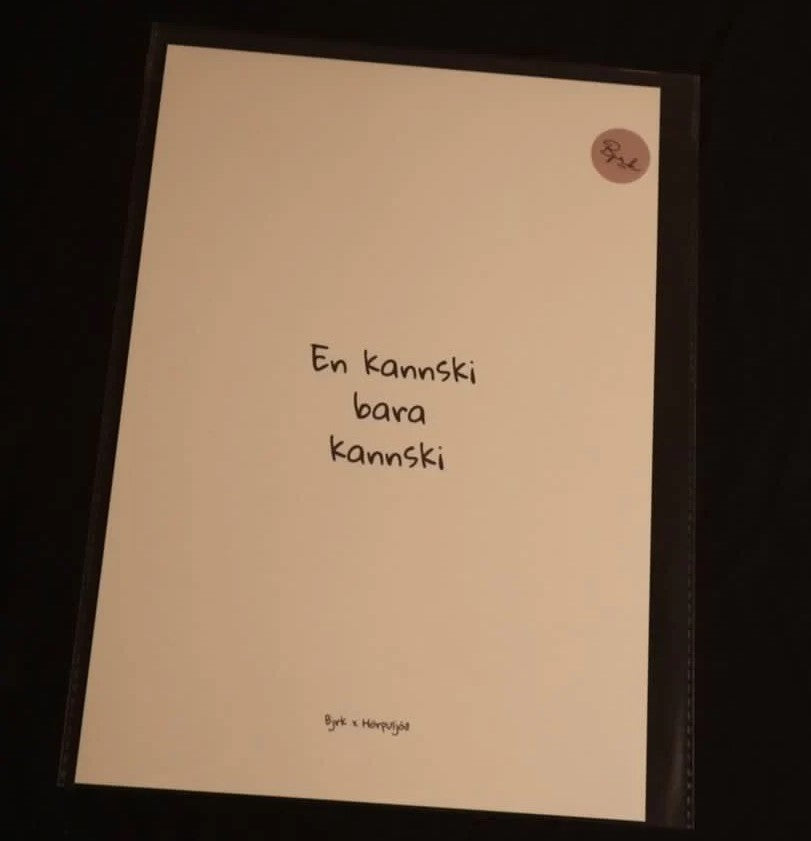 Veggspjald A4 stærð